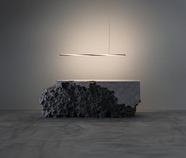 Minimalistische LED-Raumbeleuchtung – Pendelleuchte SPIN-H-2 von KLUS